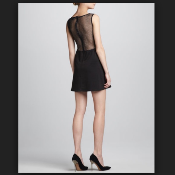 For Love And Lemons Dresses & Skirts - For Love and Lemons Lulu Shimmery Mesh Inset Dress